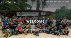 Desktop Screenshot of canyonpaintball.com